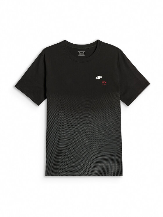 4F 4F T-Shirt AQUA FORCE Czarny Regular Fit