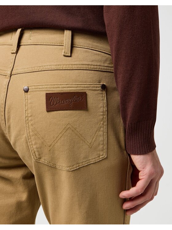 Wrangler Wrangler Jeansy LARSTON Beżowy Slim Fit