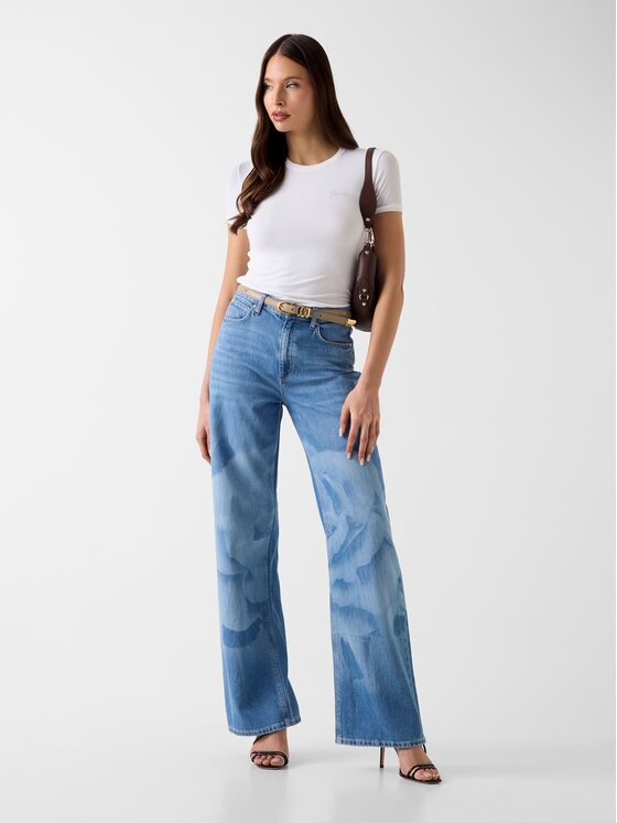 Guess Guess T-Shirt 183551 Bílá Classic Fit
