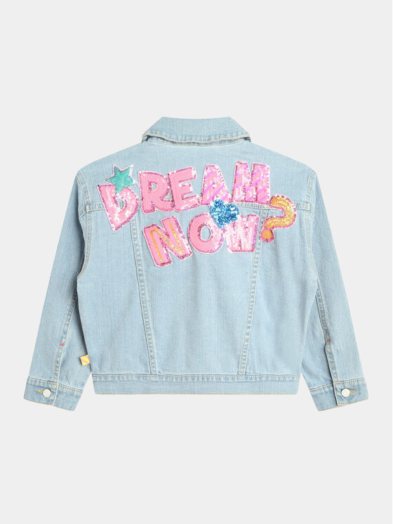 Billieblush Billieblush Jeansjacke U20145 Blau Regular Fit