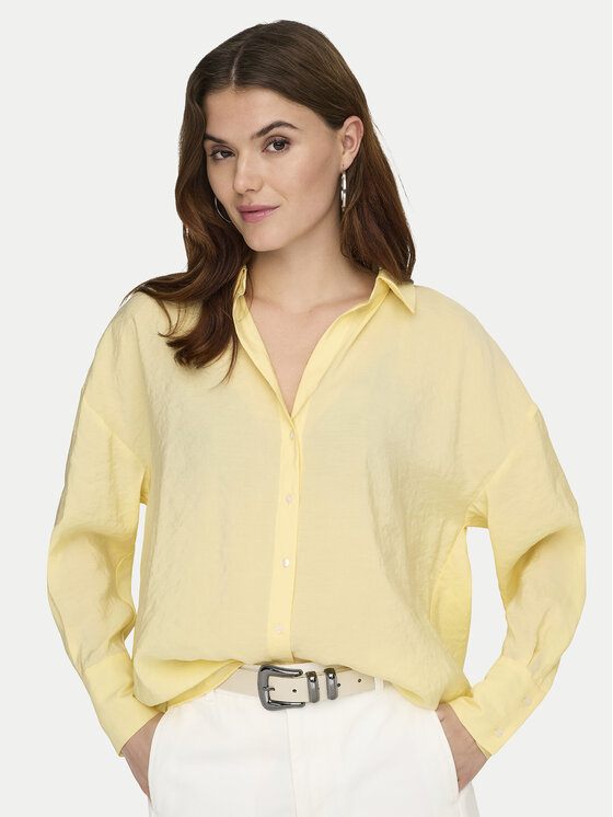 ONLY ONLY Krekls Zazima 15272523 Écru Regular Fit