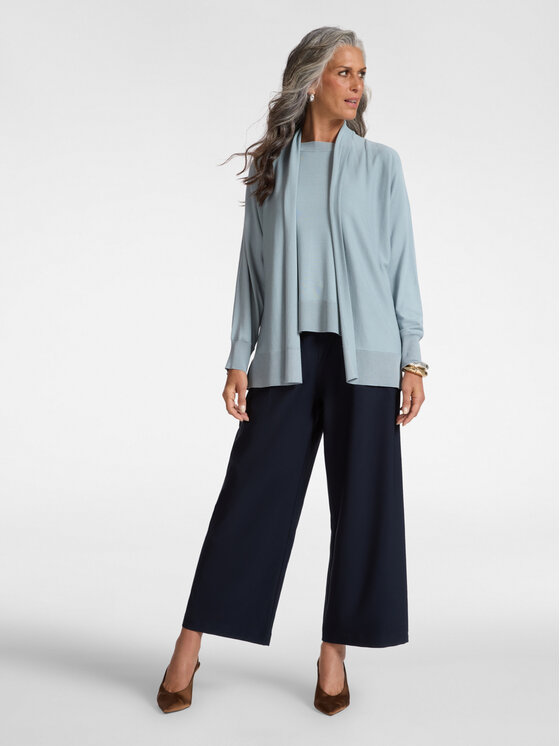 Elena Mirò Elena Mirò Sweter M568E001954N0A4 Turkusowy Regular Fit