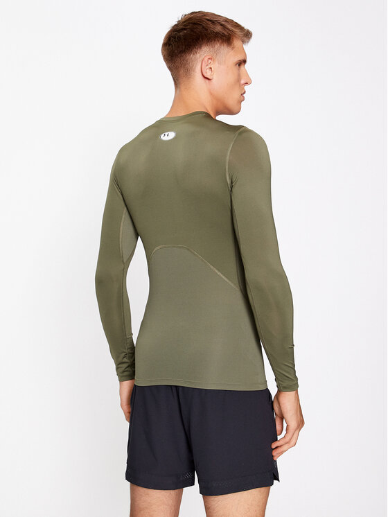 Under Armour Under Armour Koszulka techniczna Ua Hg Armour Comp Ls 1361524 Khaki Compression Fit