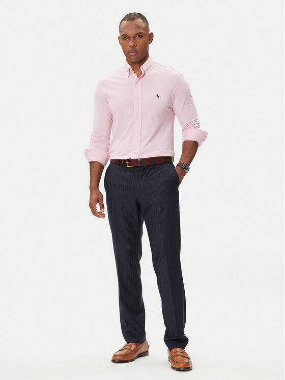 Polo Ralph Lauren Polo Ralph Lauren Marškiniai Classics 710654408049 Rožinė Regular Fit