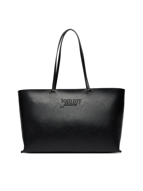 Tommy Jeans Tommy Jeans Geantă Tjw Must Tote AW0AW18455 Negru
