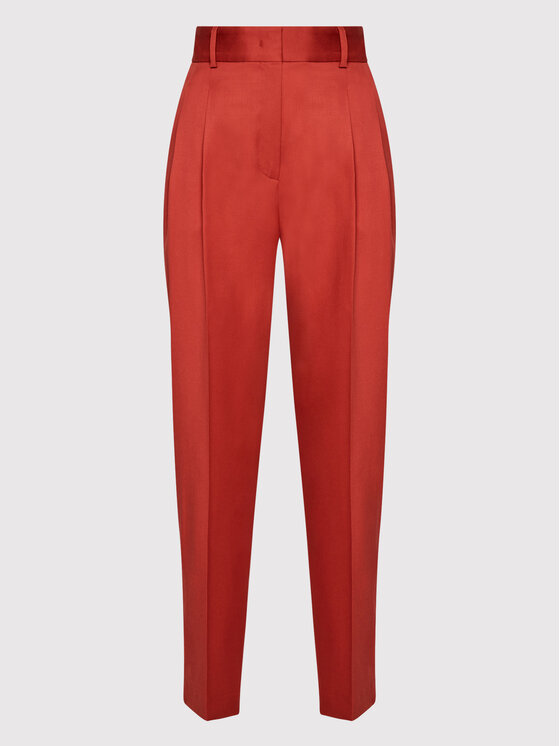 Fabiana Filippi Fabiana Filippi Chino nohavice PAD272W355 Červená Regular Fit