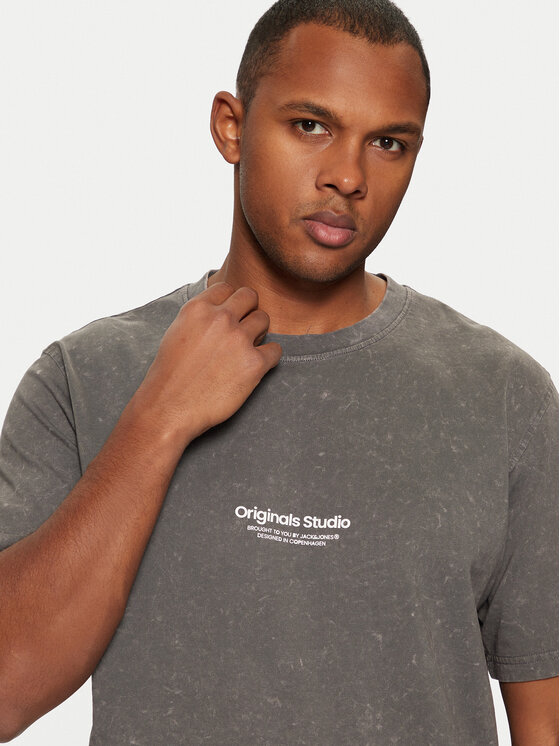 Jack&Jones Jack&Jones T-shirt Vesterbro 12256715 Siva Relaxed Fit