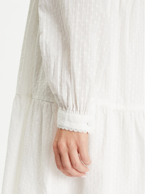 YAS YAS Marškinių tipo suknelė Tia 26032815 Balta Regular Fit