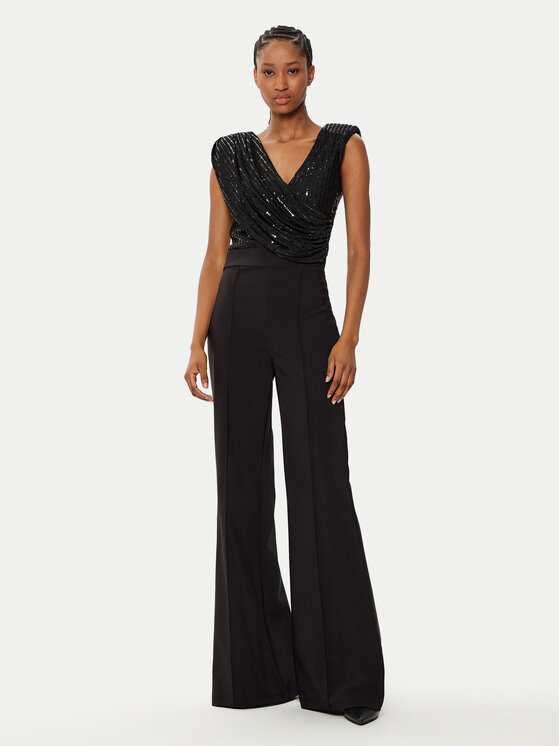Rinascimento Jumpsuit CFC0019758002 Nero Regular Fit, taglia : XS
