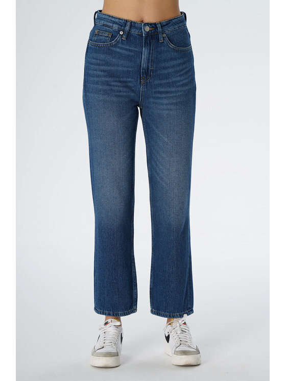 Cross Jeans Cross Jeans Jeansy C 4518-078 Niebieski Straight Fit