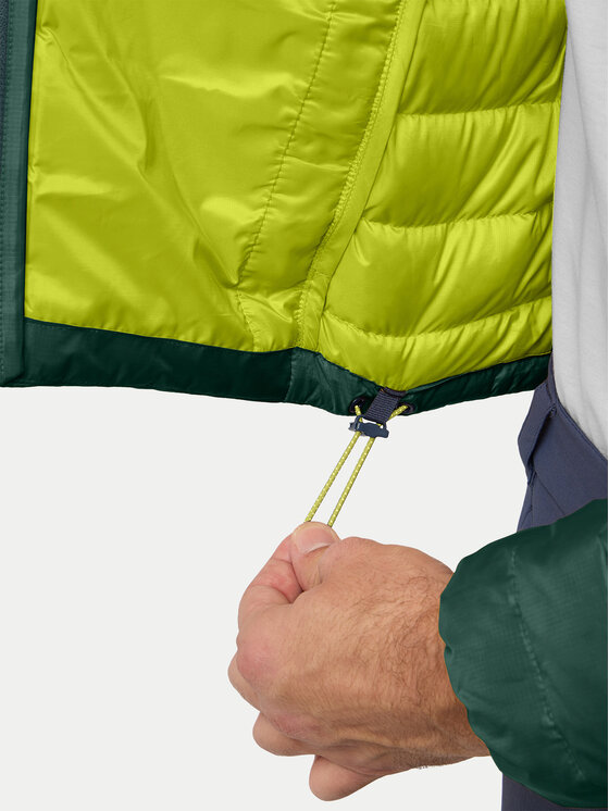 Jack Wolfskin Jack Wolfskin Kurtka puchowa Passamani A61836 Zielony Regular Fit