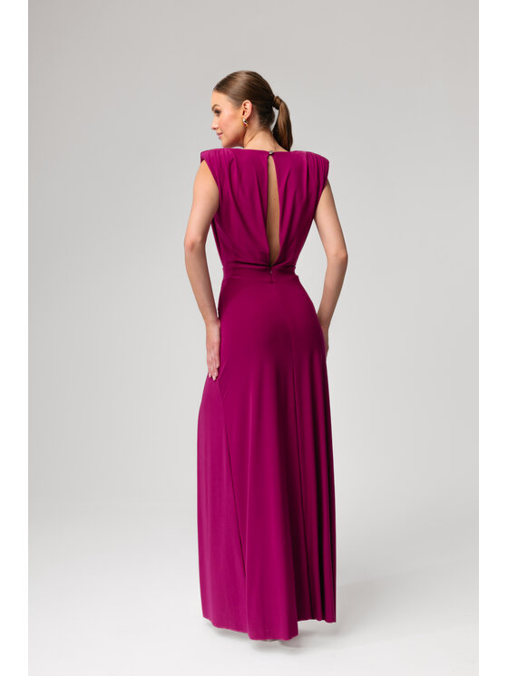 Aurora Aurora Sukienka wieczorowa Isabelle Fuksja Fioletowy Feminine Fit