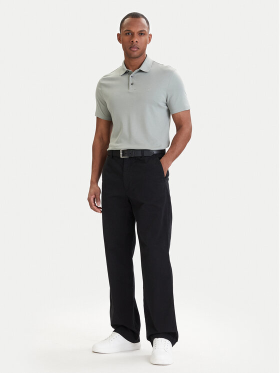 Calvin Klein Calvin Klein Polo LV04LB276G Turkusowy Regular Fit