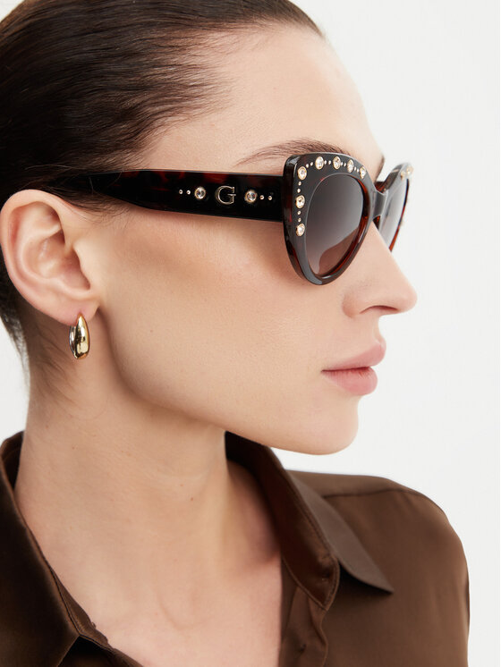 Guess Guess Sluneční brýle GU00163 Hnědá