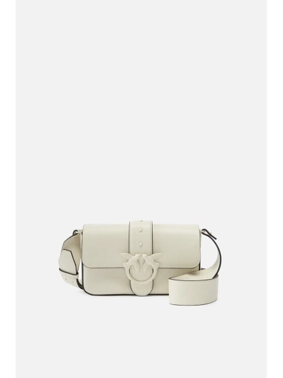 PINKO Damska 'Torebka PINKO, Biała, Love One Classic Slouchy FL Love Bags