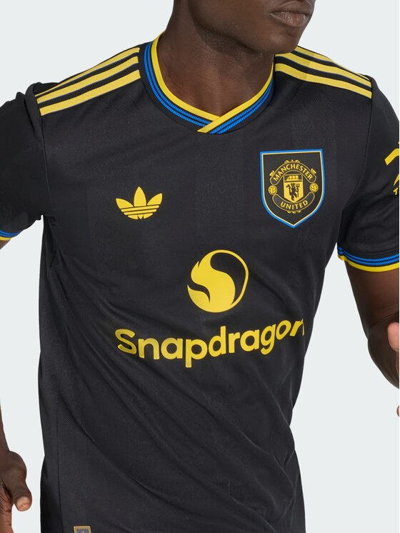 adidas adidas Koszulka techniczna Manchester United Czarny Slim Fit
