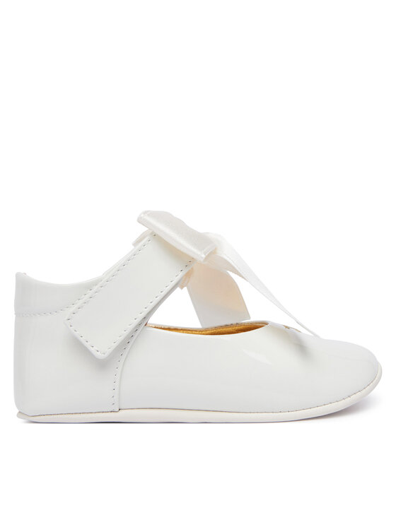 Elisabetta Franchi Pantofiori pentru bebeluși F0A3-E0610-1855 Alb