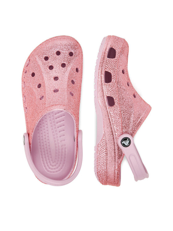 Crocs Crocs Şlapi C-BAYA GLITTER CLOG 205925-6GD Roz