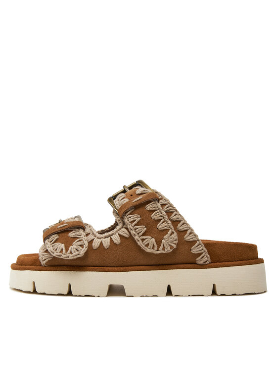 Mou Mou Ciabatte MU.SW461005A Marrone
