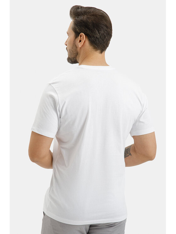 Cross Jeans Cross Jeans T-Shirt 16167-008 Biały Regular Fit