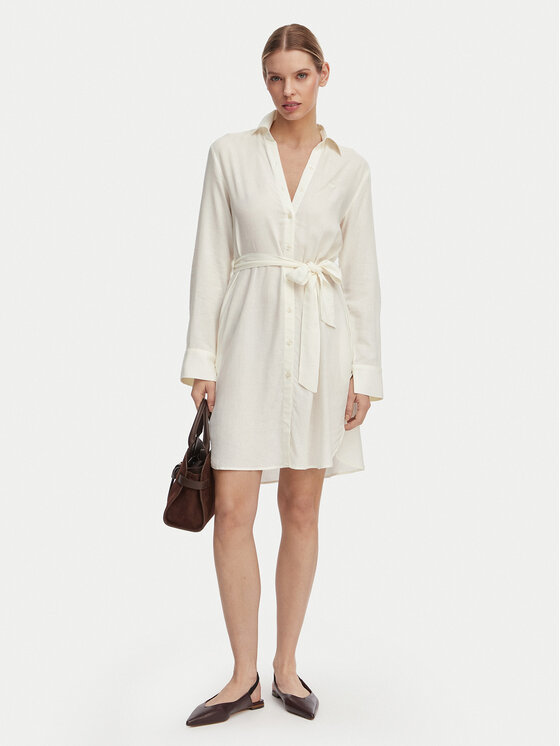 Emporio Armani Emporio Armani Haljina košulja EW000817 AF20252 U1131 Bijela