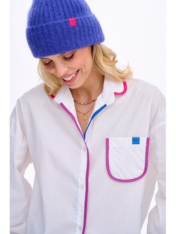 NAOKO NAOKO Czapka Cozy Essence Granatowy