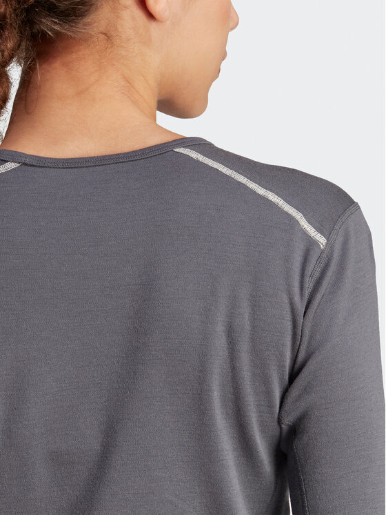 adidas adidas Termoaktīva apģērba augšdaļa Xperior Merino 260 HZ8546 Pelēks Slim Fit