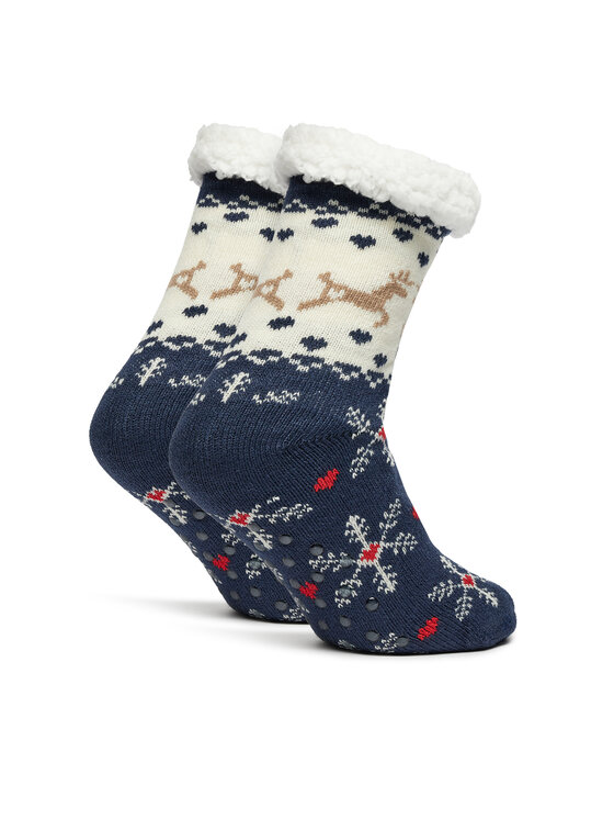 ONLY ONLY Ženske visoke nogavice Christmas 15304957 Mornarsko modra