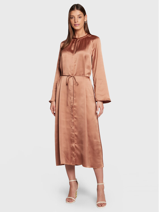 Notes Du Nord Rochie tip cămașă Frances 12916 Maro Regular Fit 12916 imagine noua
