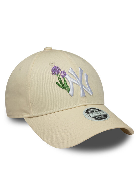 New Era New Era Czapka z daszkiem New York Yankees Womens MLB 9FORTY 60667492 Żółty