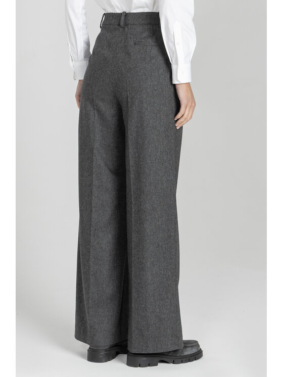 Deni Cler Milano Deni Cler Milano Spodnie materiałowe W-DC-5266-E5-E5-88-1 Szary Loose Leg