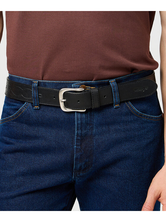 Wrangler Wrangler Pasek Damski 112372622 Czarny