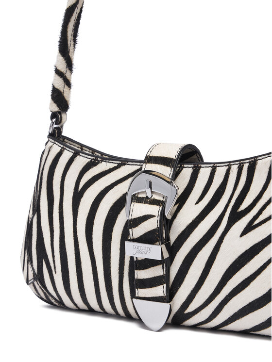 Tommy Jeans Tommy Jeans Дамска чанта Tjw Cool Zebra Shoulder Bag AW0AW18879 Бял