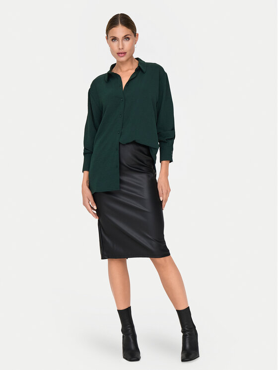 JDY JDY Koszula Kenta 15268316 Zielony Regular Fit
