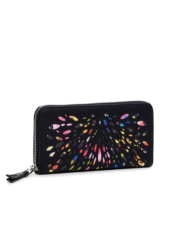 Desigual Desigual Große Damen Geldbörse Blackwell 24WAYP09 Schwarz