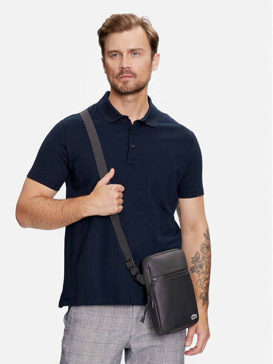 Lacoste Lacoste Плоска сумка M Flat Crossover NH3308LV Чорний
