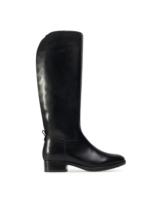 Geox Geox Cizme lungi riding D Felicity A D04G1A 00043 C9999 Negru