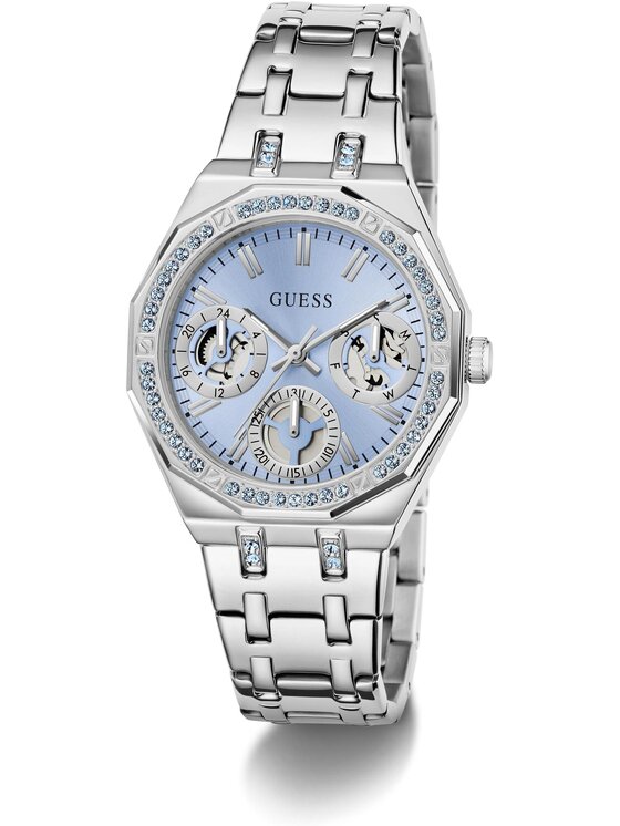Guess Guess Hodinky GW1009L1 Stříbrná