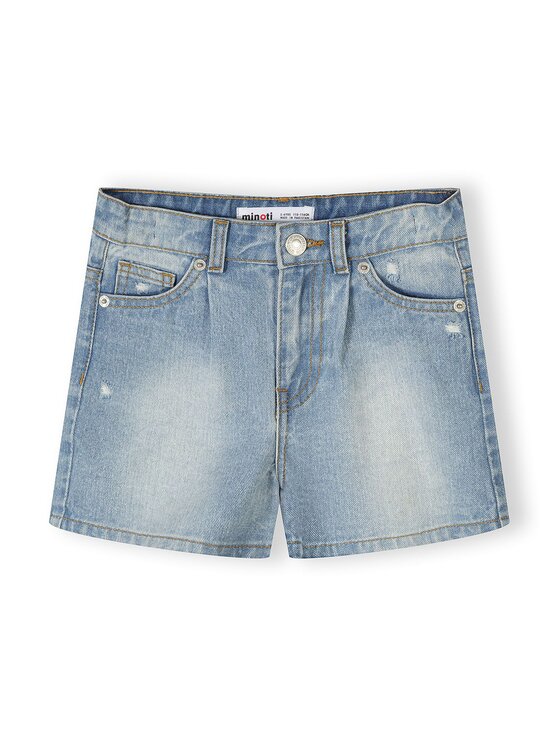 minoti minoti Szorty jeansowe 30SHORT152 Granatowy Regular Fit