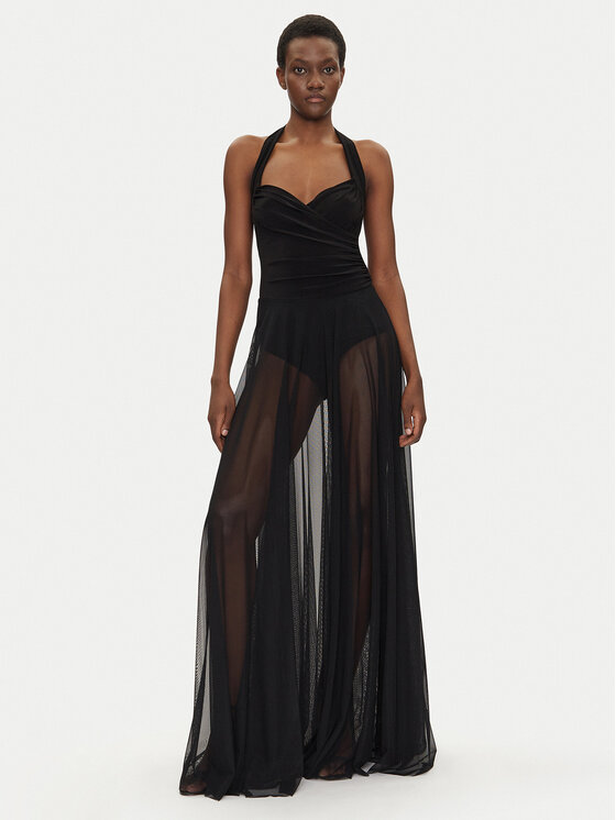 NORMA KAMALI NORMA KAMALI Abendkleid KK4243PMG50001 Schwarz Slim Fit