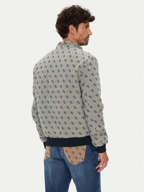 Guess Guess Μπόμπερ μπουφάν M5YL04 WGUE0 Σκούρο μπλε Regular Fit
