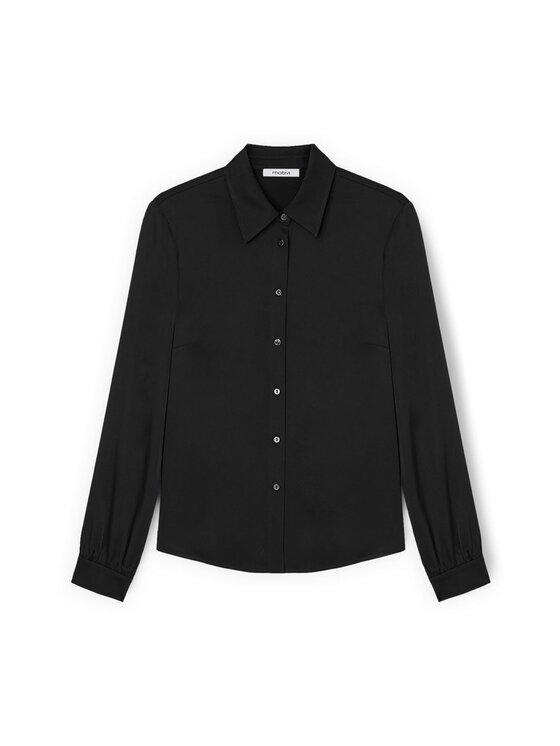 Motivi Motivi Camicia 5192Q400953N033 Nero Regular Fit