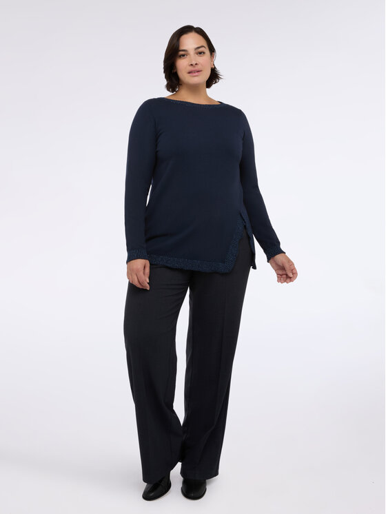 Fiorella Rubino Fiorella Rubino Maglione M832L008238N034 Blu Regular Fit