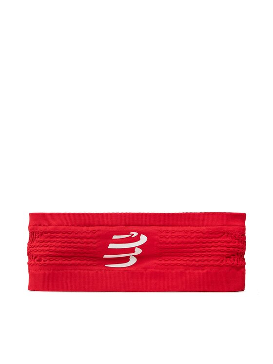 Compressport Textilná čelenka Headband On/Off CU00009B Červená