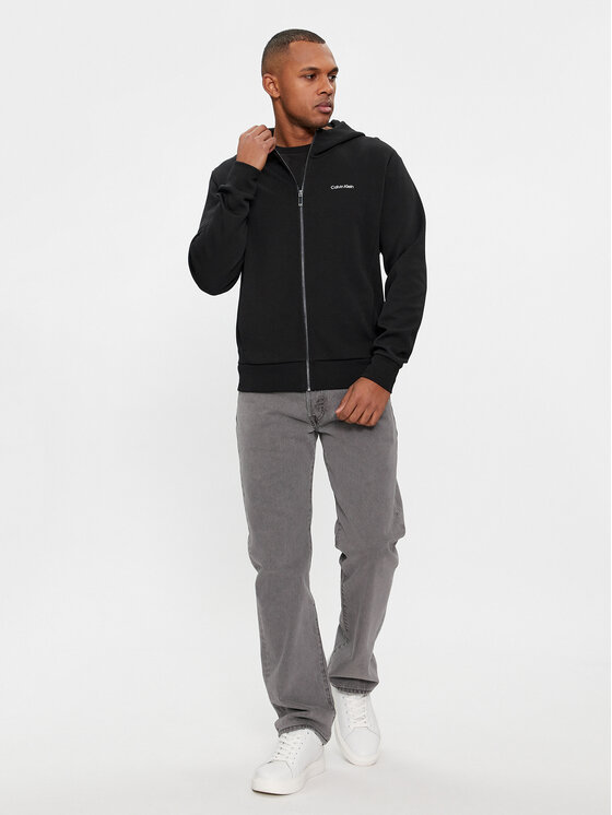 Calvin Klein Calvin Klein Μπλούζα Micro Logo K10K112752 Μαύρο Regular Fit