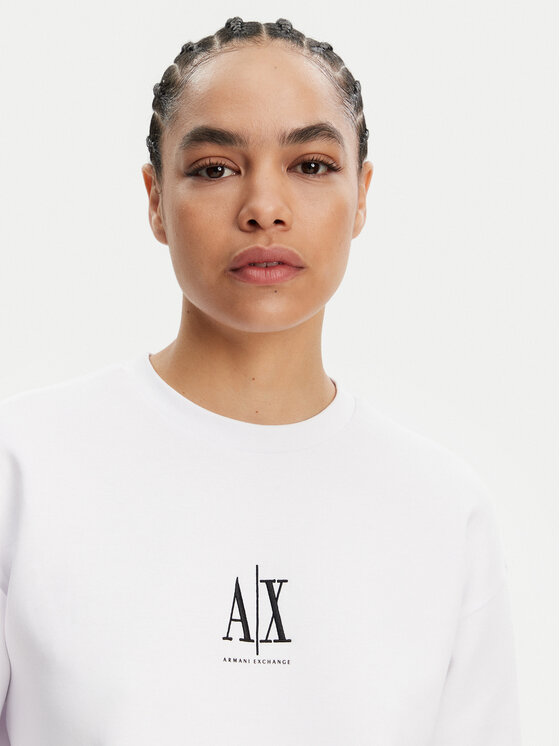 Armani Exchange Armani Exchange Pulóver XW000821 AF10818 U0002 Fehér Regular Fit