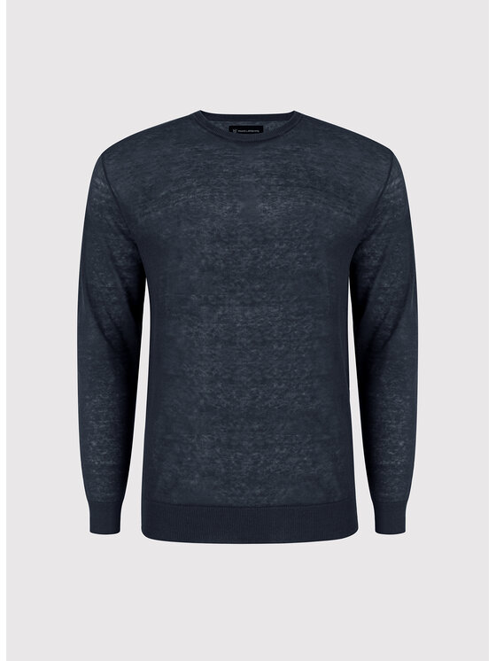 Pako Lorente Pako Lorente Sweter P24SP-2X-003 Granatowy Classic Fit