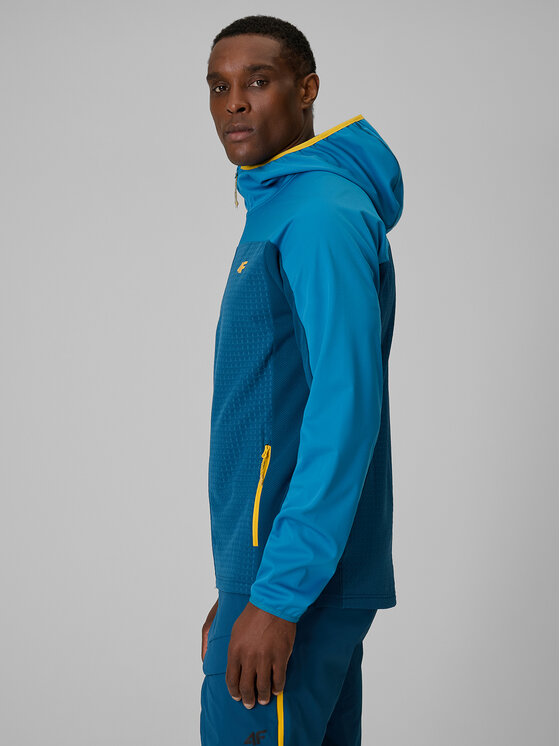 4F 4F Bluza techniczna TREKKING Niebieski Regular Fit