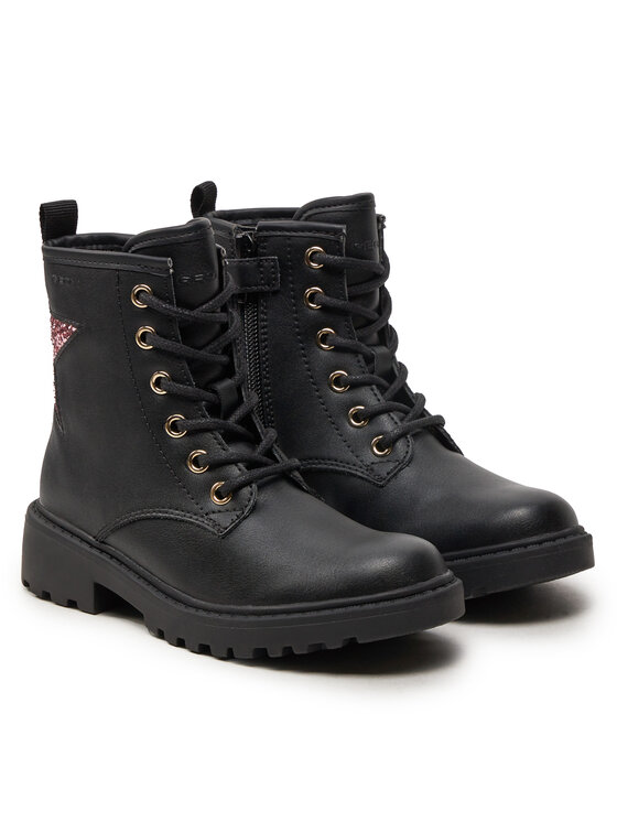 Geox Geox Μπότες Jr Casey J9420G 0BCEW C9B8W M Μαύρο