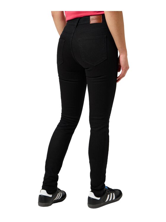 Wrangler Wrangler Jeansy 112355388 Czarny Skin Fit